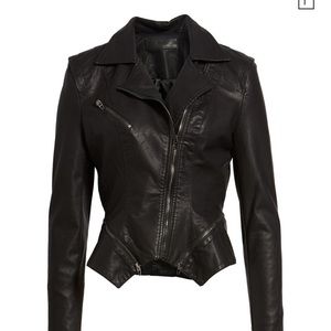 Blank NYC faux leather jacket size small